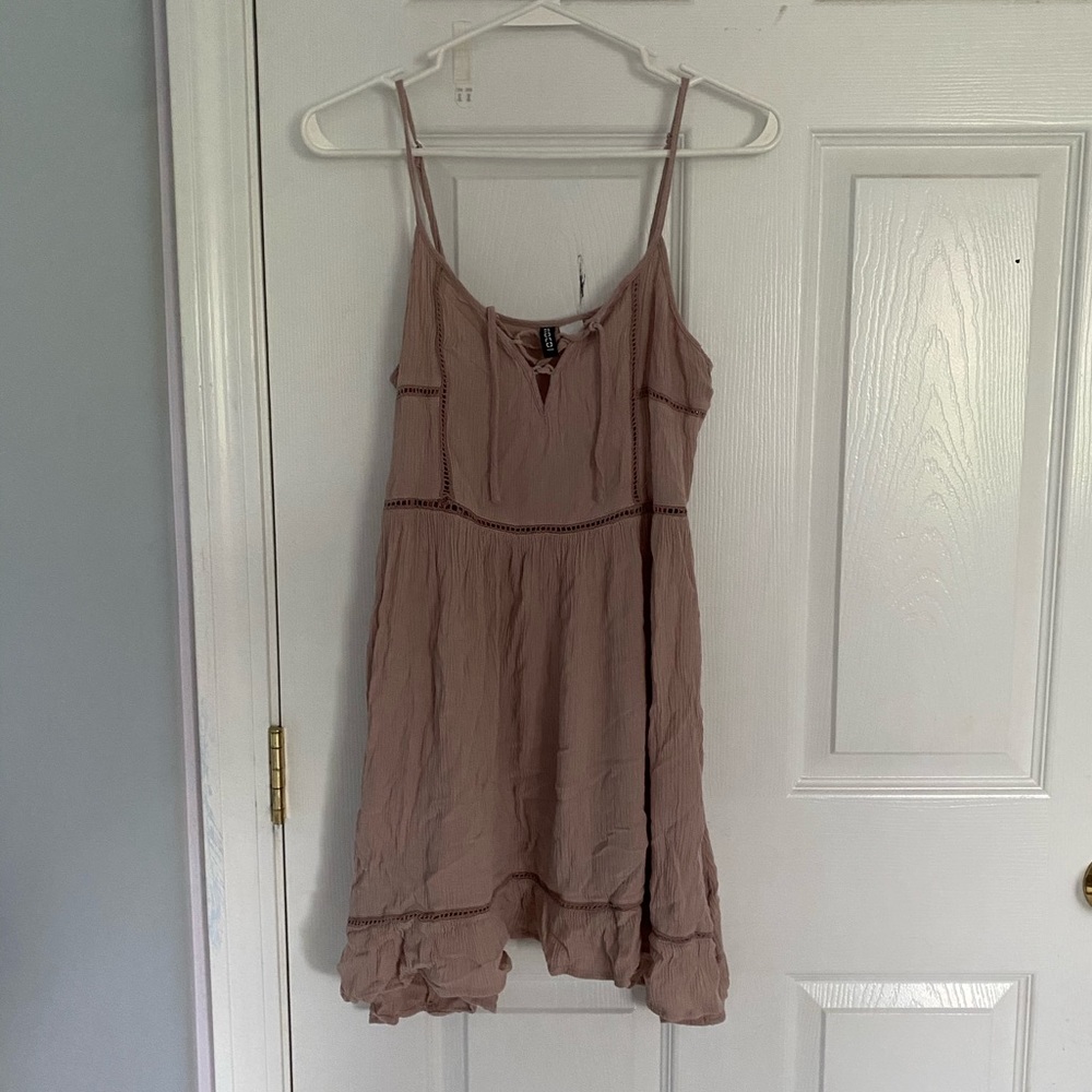 H&M Pale Pink Short Sun Dress